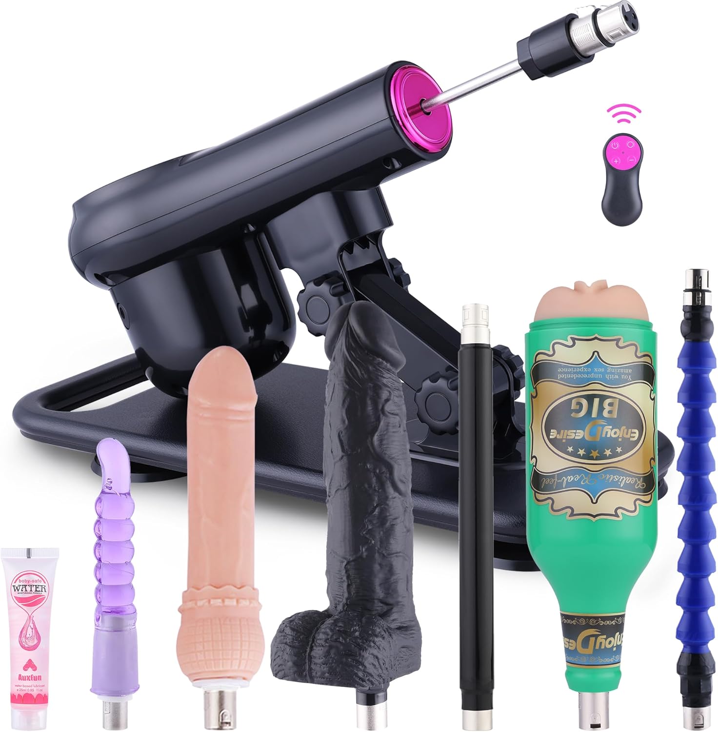 Sex Machine Dildo Fucking Machine Thrusting Dildo Machine for Women Male Masturbator Sex Toys for Men Automatic Thrusting Sex Machine with 3Xlr Connector SexToys with 7 Attachments