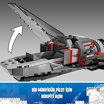 LEGO | Marvel Kaptan Amerika ile Red Hulk Savaşı 76292 7 Yaş ve Üzeri Süper Kahraman Seven Çocuklar için İnşa Edilebilen Süper Kahraman Jeti İçeren Yaratıcı Oyuncak Yapım Seti (223 Parça)