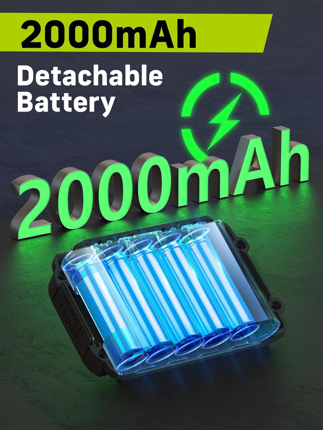 Rechargeable Cordless LED Work Light with Stand,1500/3000LM,AC&DC Working Mode, 2 Ah Battery, USB&Type-C Charging Port, 4000/6500K Dimmable Led Work Light Kit for Garage Workshop Camping