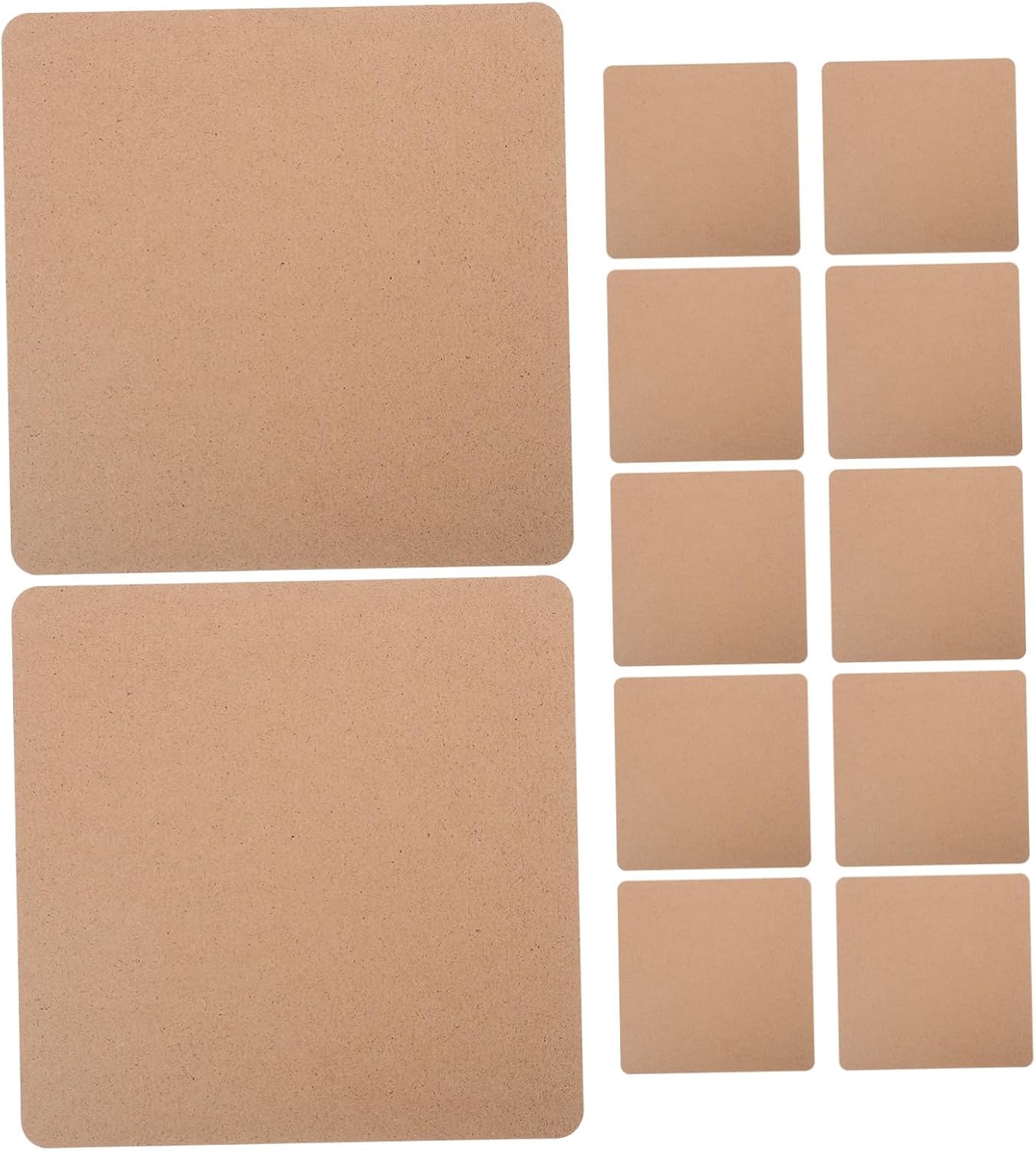 Gadpiparty 10pcs Clay Crafting Boards Lightweight Natural Wood for Pottery Art Projects Versatile Blank Plates for Sculpting Painting and Clay Crafts