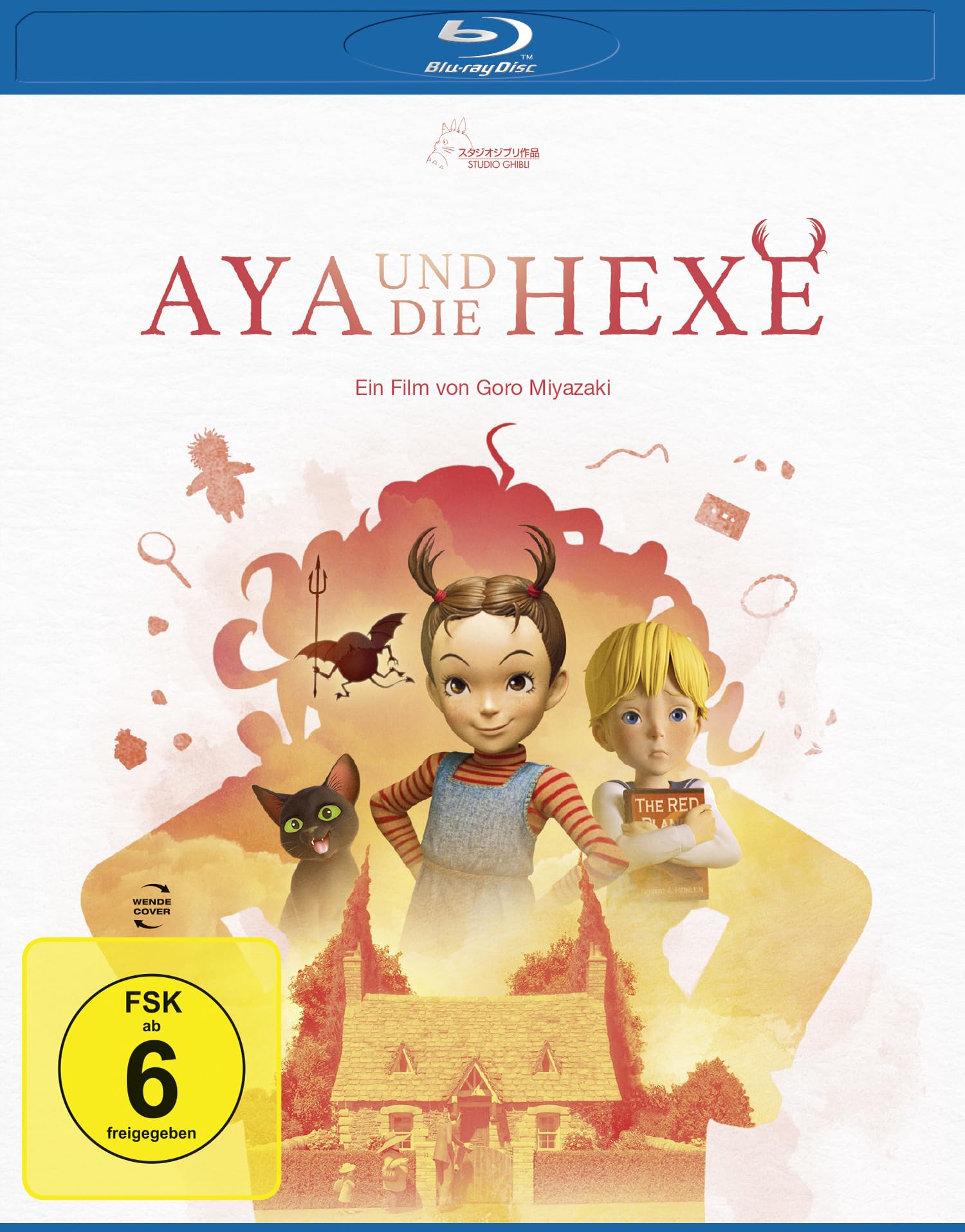 Aya und die Hexe White Edition Blu-ray pelicula de alta definicion con caja minimalista especial