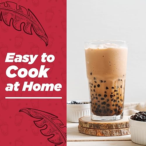 Miniatura 5 de Fresh Finest Perlas Boba para té Boba  Perlas de tapioca instantáneas de 10 onzas con sabor a azúcar morena  Deliciosas perlas de tapioca fáciles de