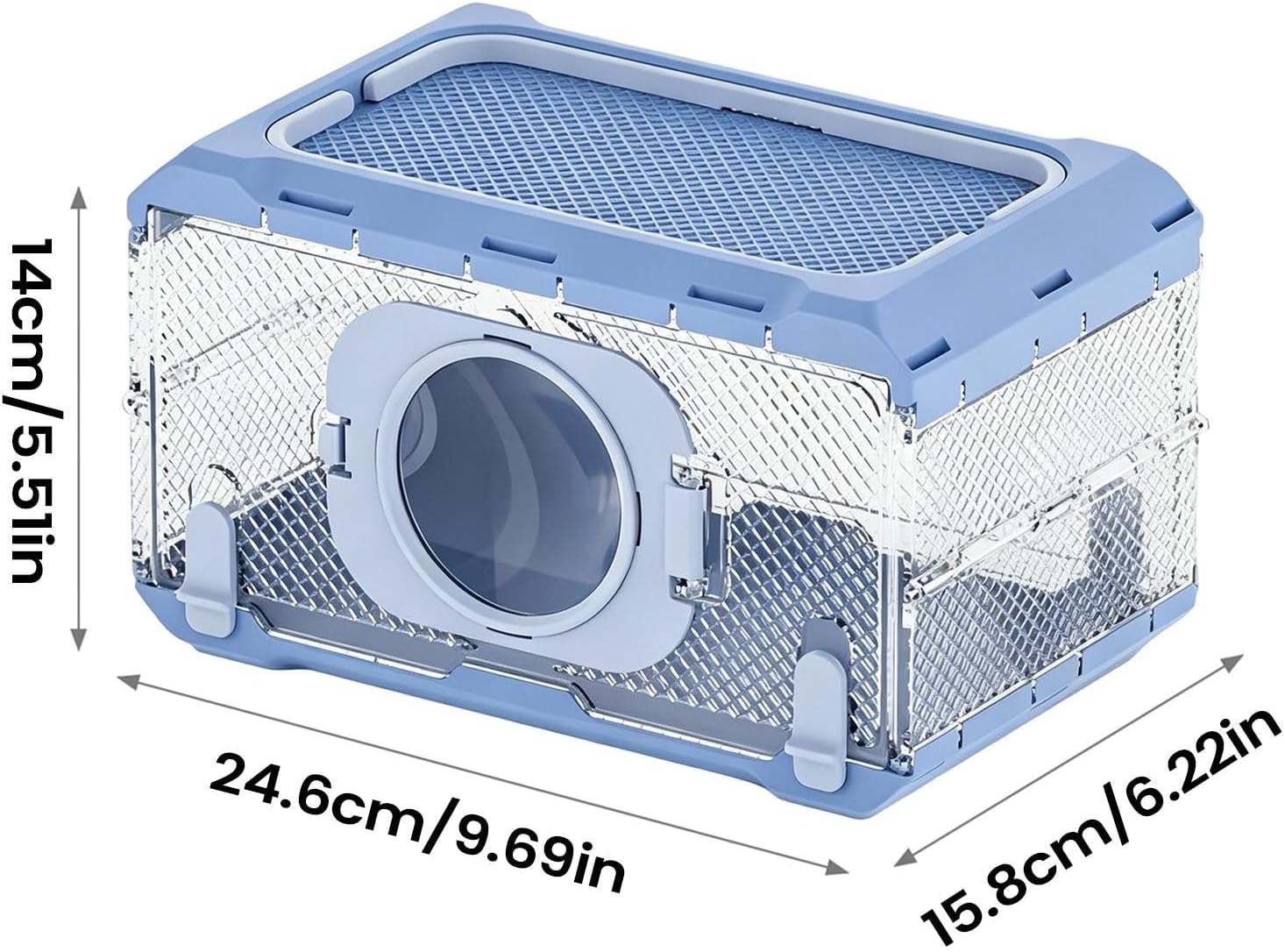 Magnifying Fly Box, Folding Observation Cage, Science Exploration Toy | Outdoor Fly Cage Container for Kids for Kids Girls Boys Explorers Classroom Home School Garden Yard