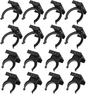 Gadpiparty 20pcs Cabinet Leveler Leg Toe Kick Clips, Plastic Kitchen Leg Plinth Clips Kick Skirting Board Trims Bracket Hanger for Furniture Cabinets Table B