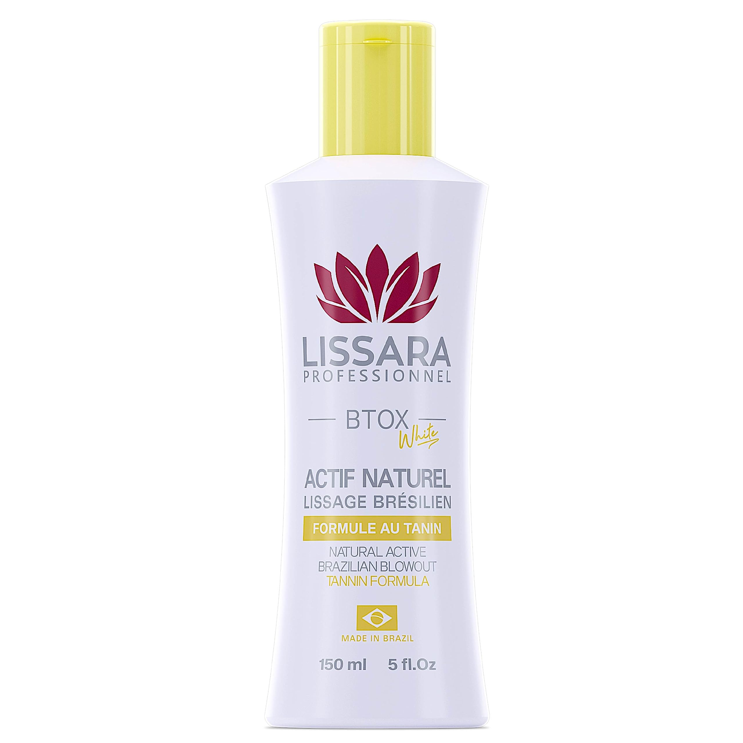 LISSARA - Taninoplastica - White ATTIVO NATURALE - Senza formolo - Trattamento per capelli, ringiovanimento profondo a casa Senza fumo Inodore - Prodotto in Brasile - 150ml