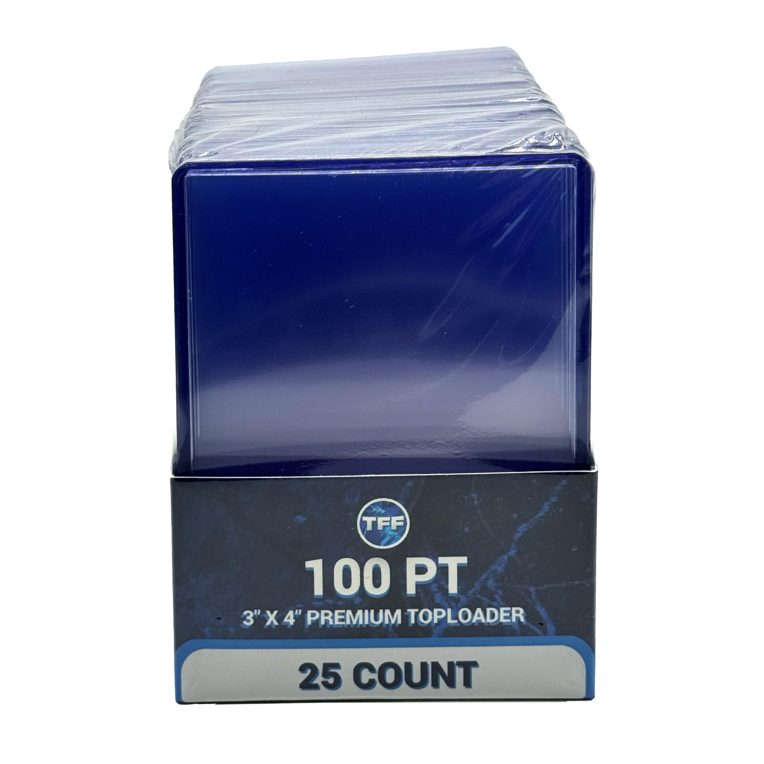 TFF Supplies Premium 100pt Toploaders (25 Pack) โ Ultra Clear Rigid Card Protectors | Acid-Free & Scratch Resistant | Ideal for Standard Cards โ image 1