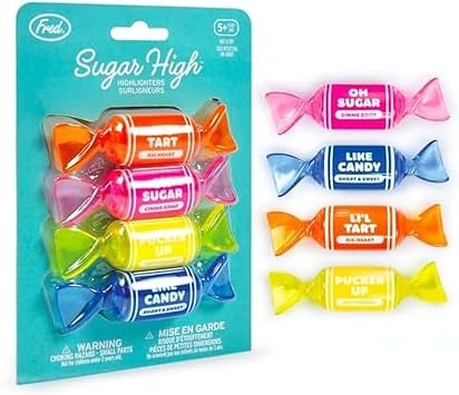 Genuine Fred SUGAR HIGH - CANDY HIGHLIGHTERS, Assorted
