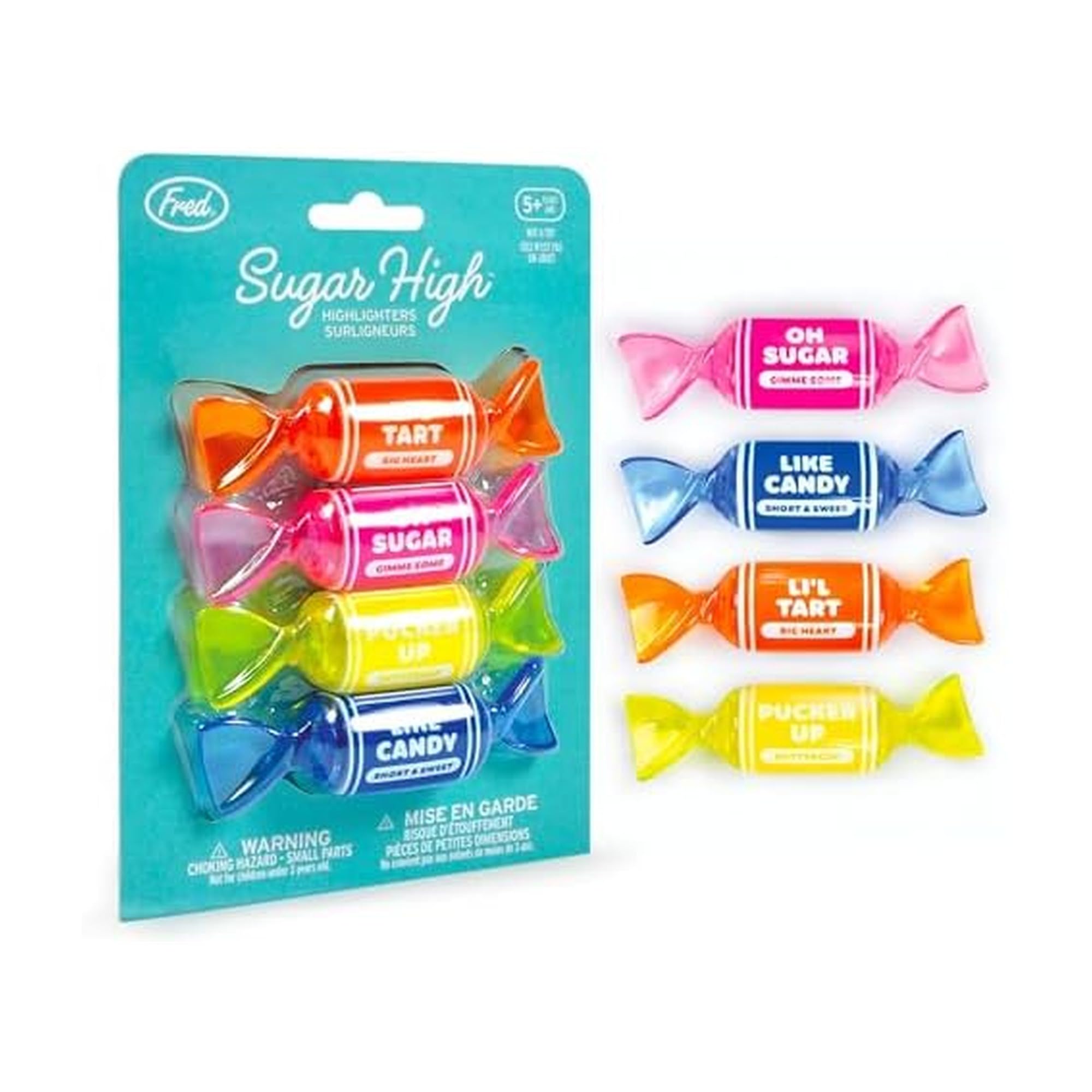 Genuine Fred SUGAR HIGH - CANDY HIGHLIGHTERS, Assorted