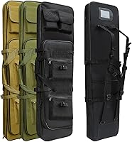 Vista 13 de Bolsa para rifle, mochila táctica larga para rifle, estuche portátil para escopeta para almacenamiento y transporte de armas de fuego, adecuada