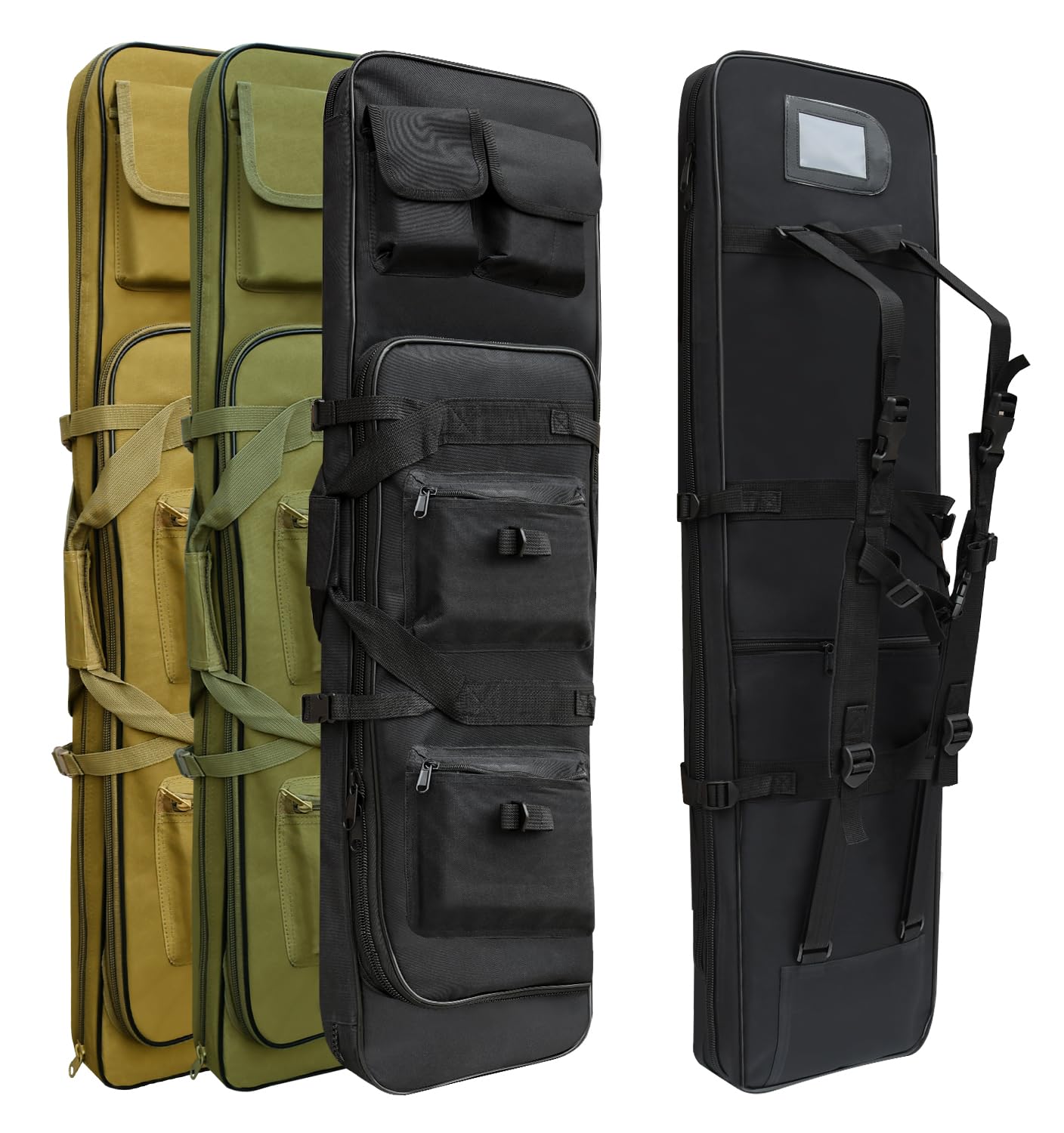 Rifle Bag, Tactical Long Rifle Backpack, Portable Shotgun Case for Firearm Storage and Transportation, Suitable for Outdoor Hunting Shooting