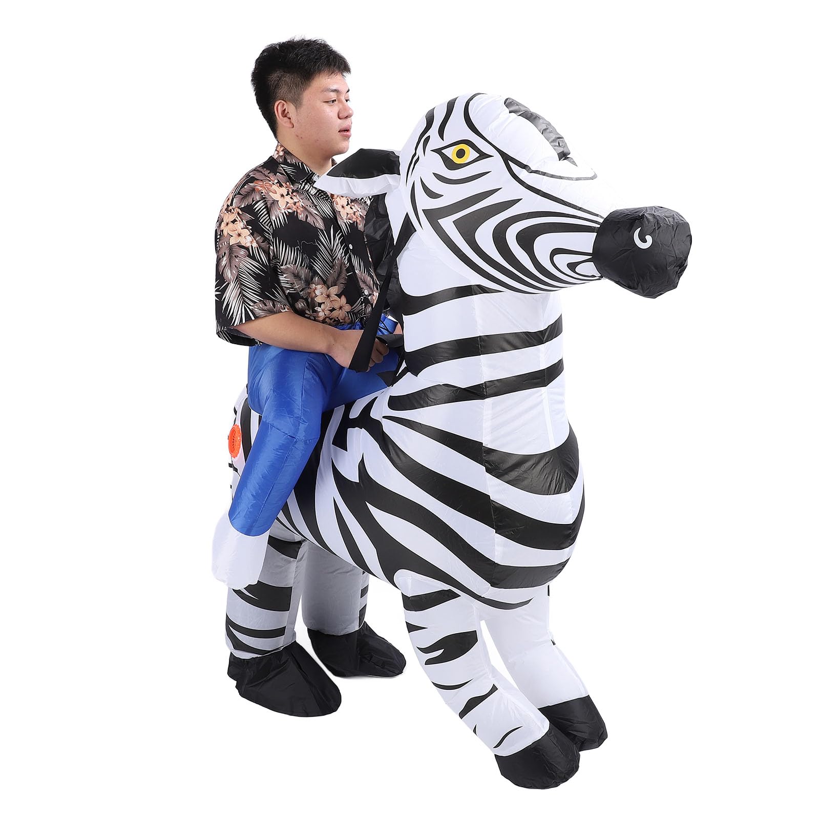 Costume da Spettacolo per Animali con Gonfiaggio Rapido per Eventi e Corse Divertenti di beneficenza. Batterie Non Incluse
