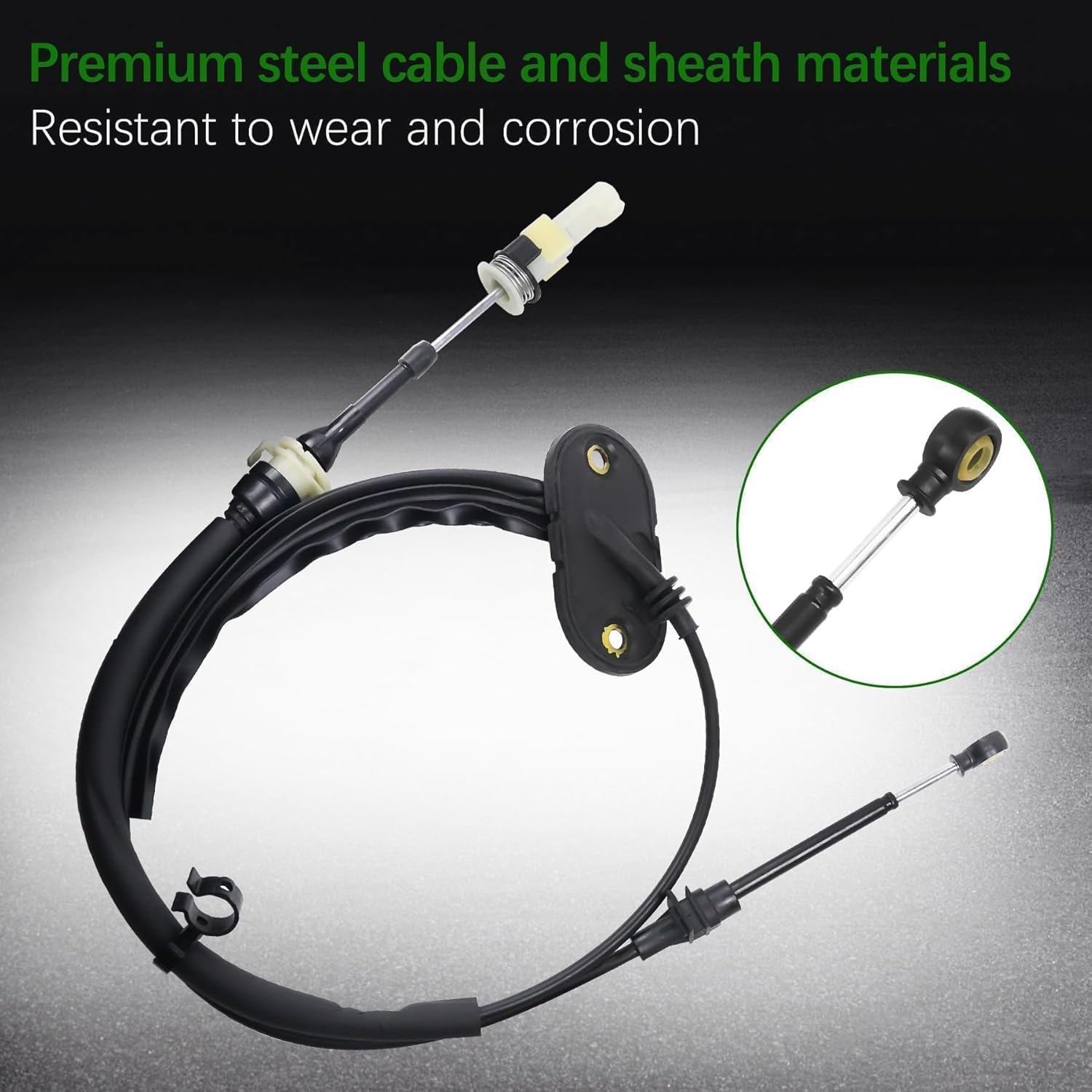 Automatic Transmission Shift Cable Fit for Ford Escape Limited XLS XLT Sport Utility 4-Door 2008, Gear Shift Cable Shifter Linkage Replace 8L8Z-7E395-B 8L8P-7E395-AG 8L8Z-7E395-A