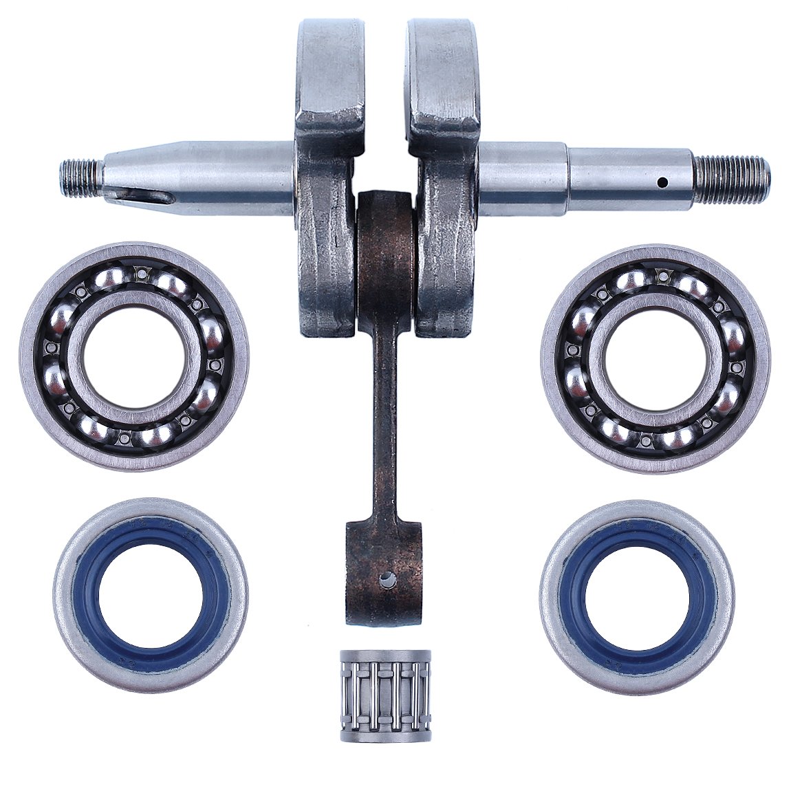 Kit del Motor del Sello de Aceite del cojinete de Bolas del Eje del cigüeñal para Husqvarna 268 61 66 266 272 272XP Piezas del Motor de la Motosierra