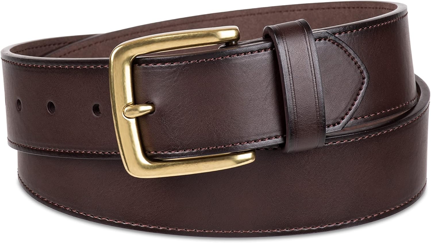 Amazon Essentials Men's Raw Edge Jeans Belt - Image 2