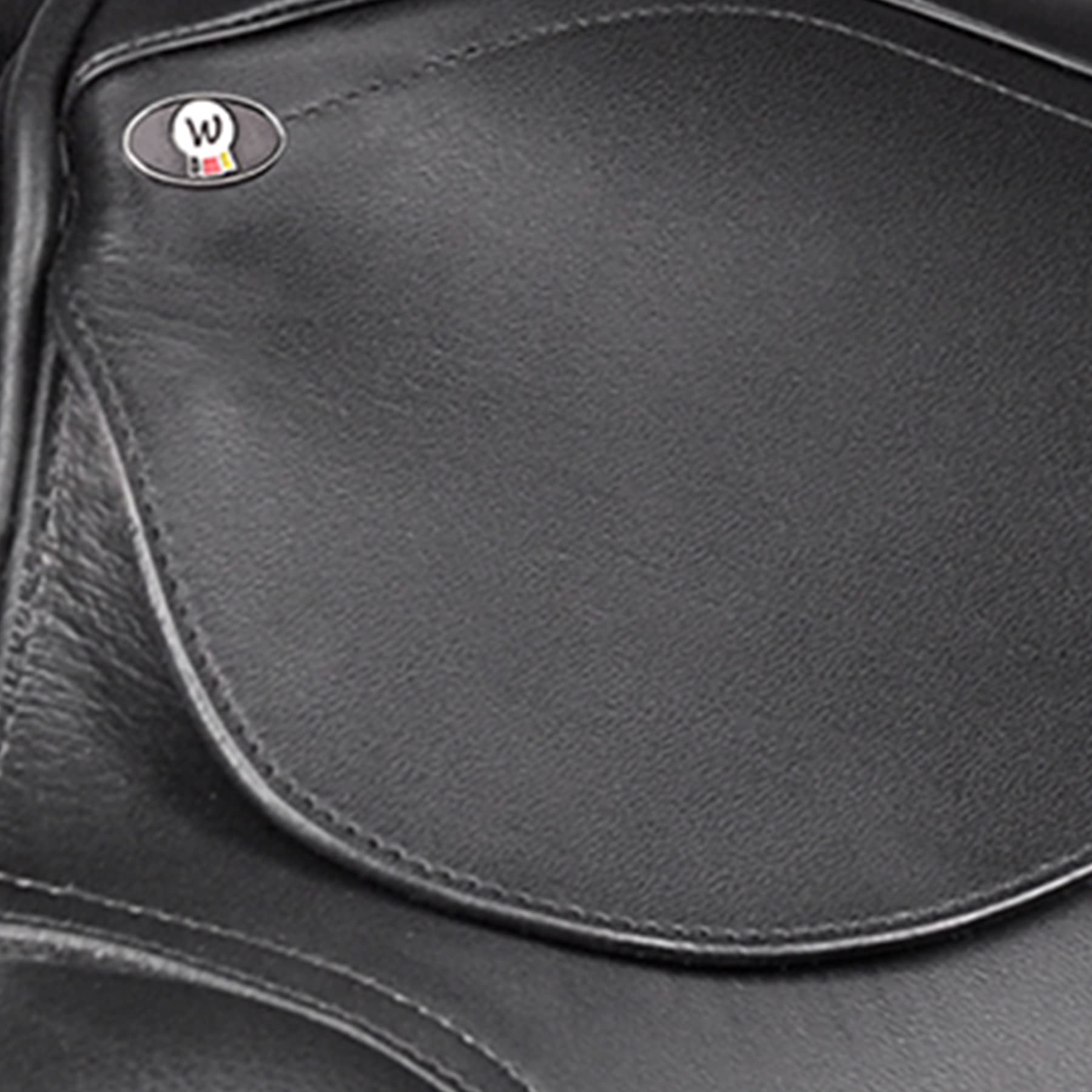 WALDHAUSEN Vielseitigkeitssattel Comfort, Leder, 17,5''/44 cm, schwarz