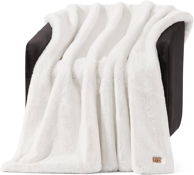 UGG Plush Faux Fur Euphoria Throw Blanket