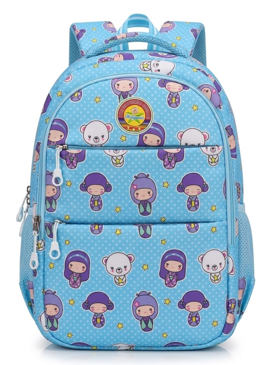 hotsports 1102 kids 20l Stylish Printed Bag for Girls/Lightweight Spacious Waterproof Casual/Picnic/Tuition/School Bag/Backpack for Children Boys And Girls-picture-19