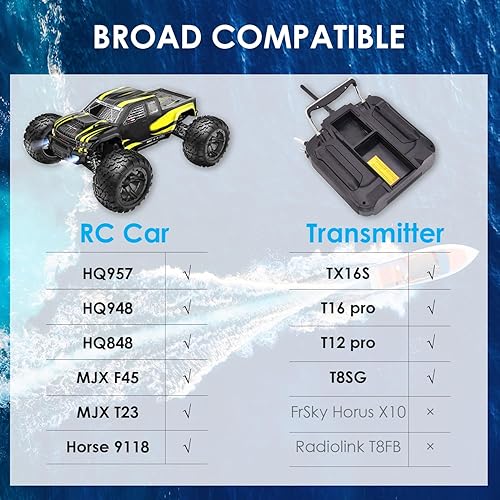 Miniatura 6 de URGENEX Batería de iones de litio de 2000 mAh 7.4 V con enchufe JST 2S batería recargable RC con 1 a 2 cargador USB apto para helicóptero RC camión