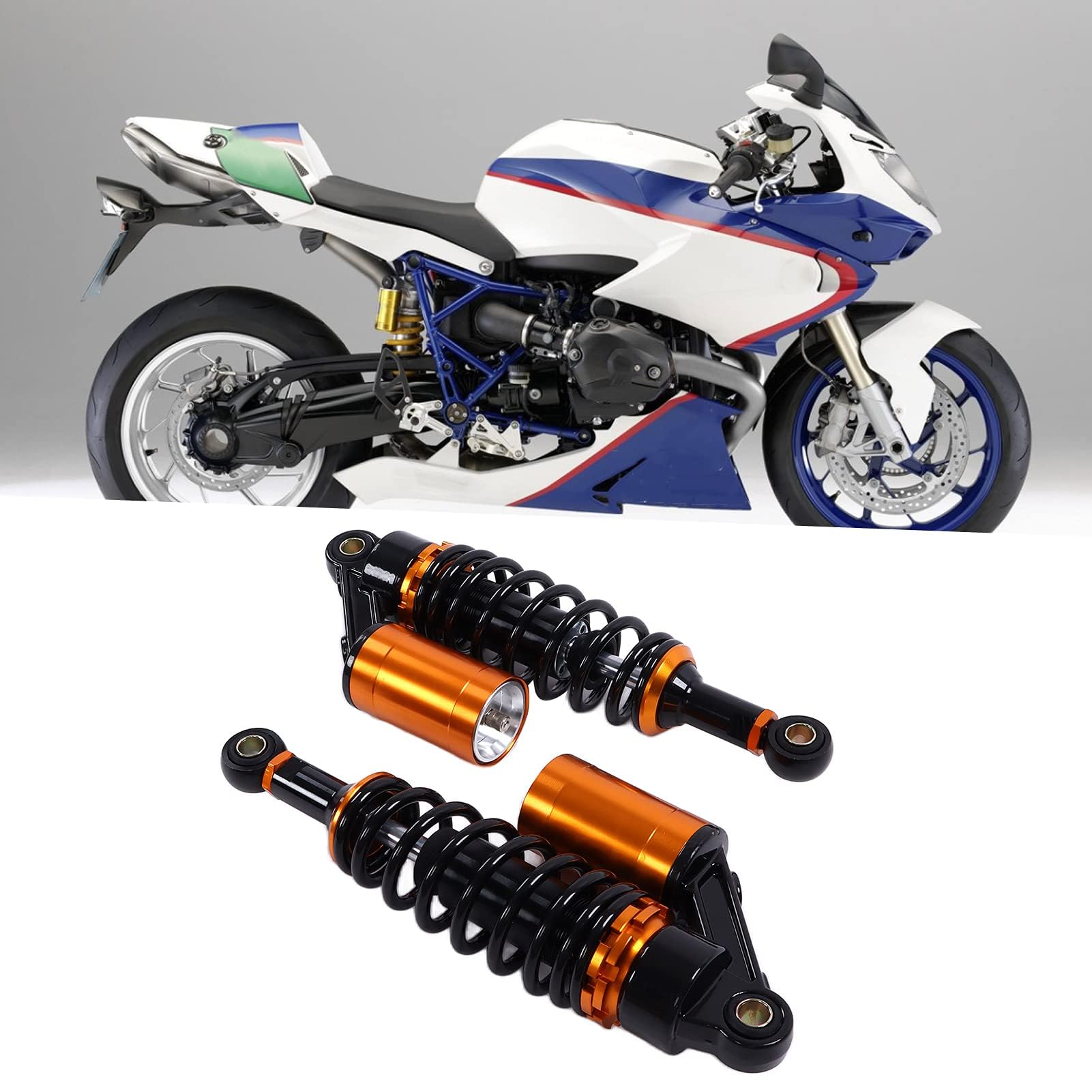 Ammortizzatore Progressivo Universale della Sospensione, Molla Dell'ammortizzatore Dell'aria del Motociclo per il Motorino della Bici della Sporcizia ATV (280mm)