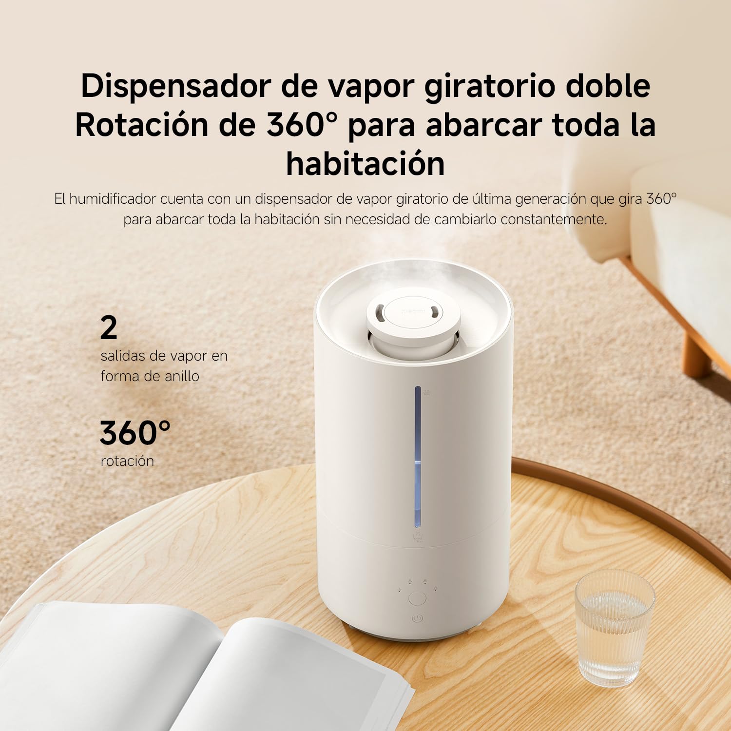 Xiaomi Smart Humidifier 2 4,5l 350ml/h Automático Blanco (ES)