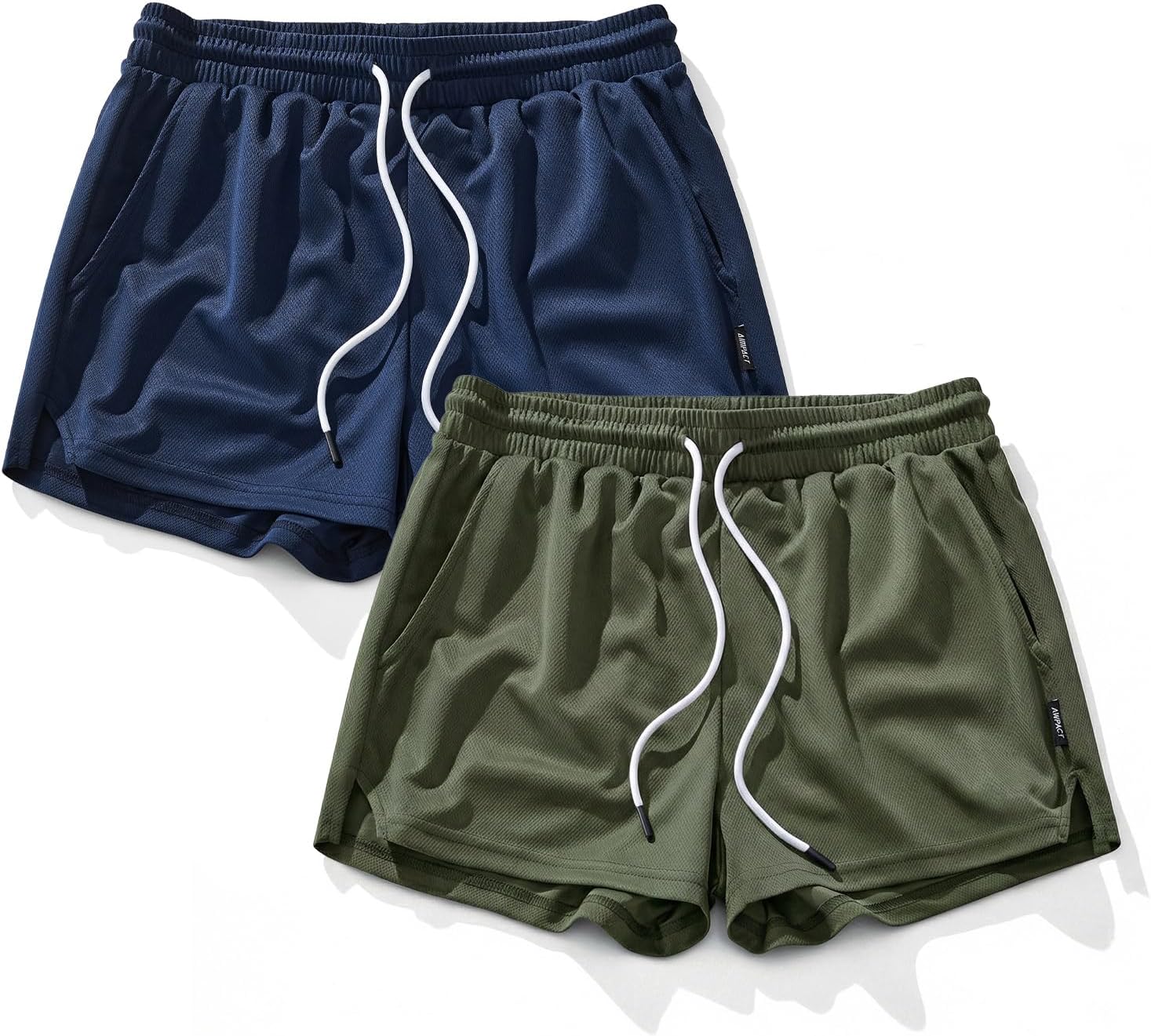 AIMPACT Mens Mesh Running Shorts 3 Inch Quick Dry Lightweight Gym Workout Athletic Shorts for Men with Pockets