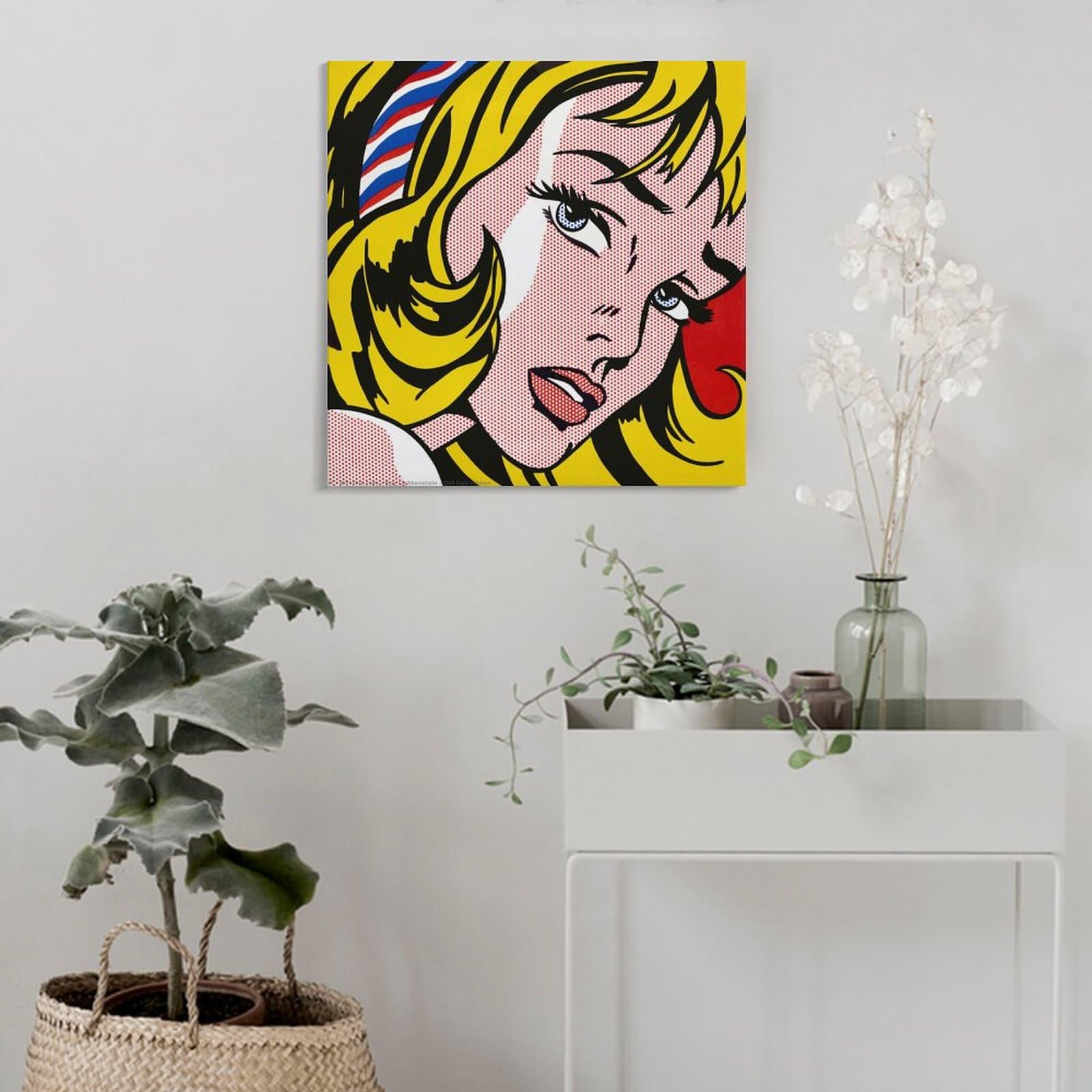 Roy Lichtenstein ヘアリボンの少女 Amazon.com: Roy Lichtenstein - Girl With Hair Ribbon, 1965