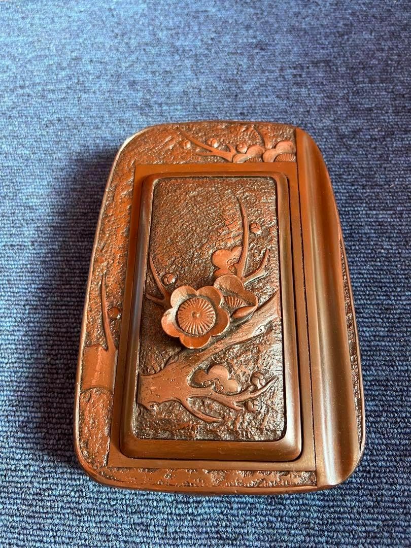 書道 硯 赤間硯 龍泉堂 龍泉作 和硯 骨董 書道具 2798 書道 硯