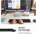 Satechi Slim EX3 Wireless Keyboard, Full-Size Keyboard w/Numpad, Multi-Device Bluetooth, 2.4GHz Connection for macOS, Windows, Android, Instant OS Key Remap,USB-C Rechargeable Battery, Space Black