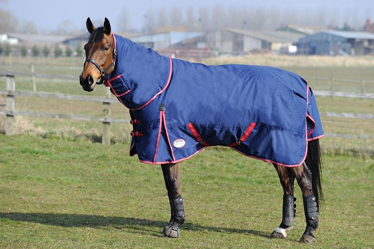 Weatherbeeta Original 1200D Detach-A-Neck Medium Navy/RED/White 72"