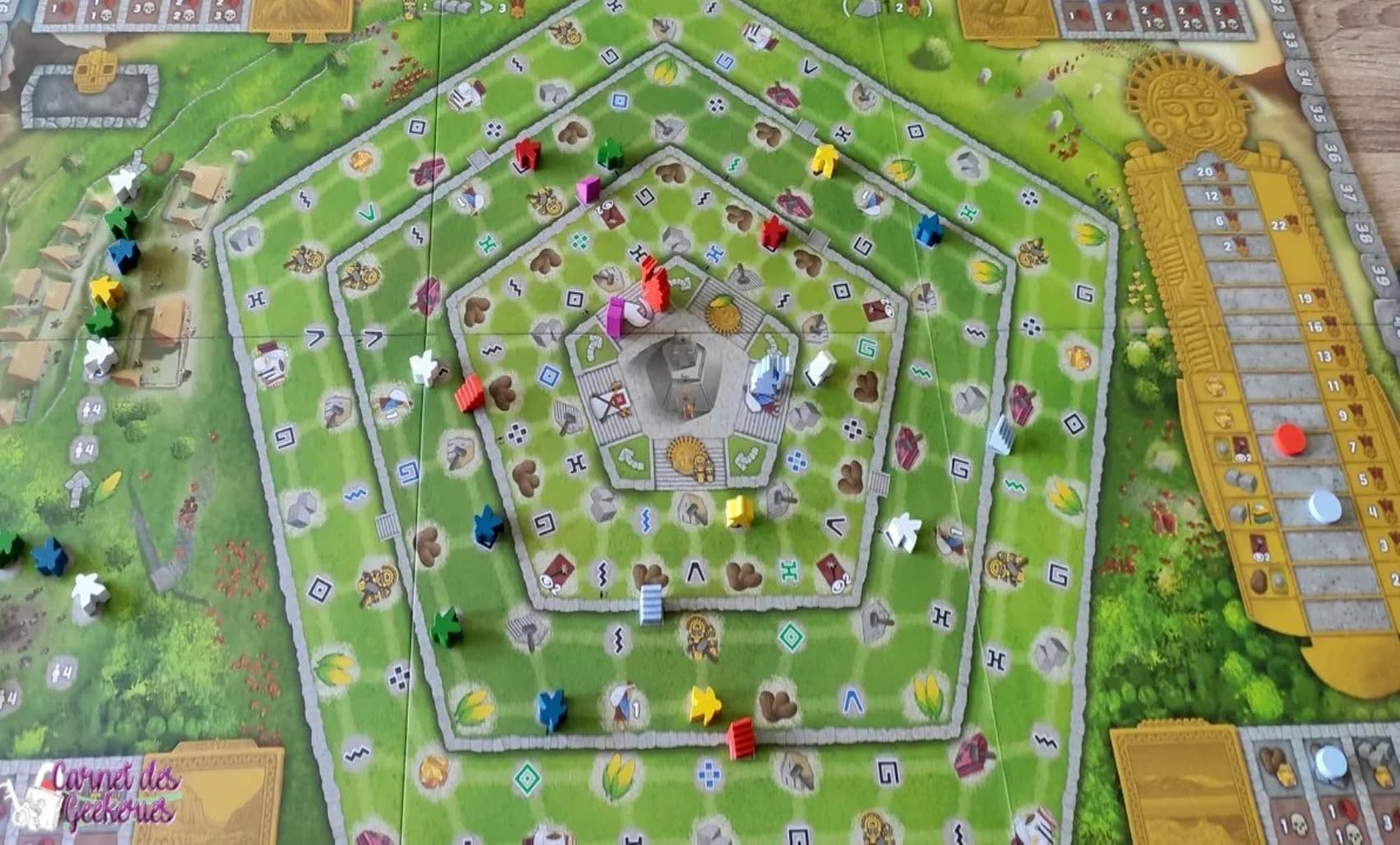 Board&Dice Tawantinsuyu: The Inca Empire – Strategiespiel Auf Englisch, Mehrfarbig, 29,5x29,5 Cm, Für Erwachsene
