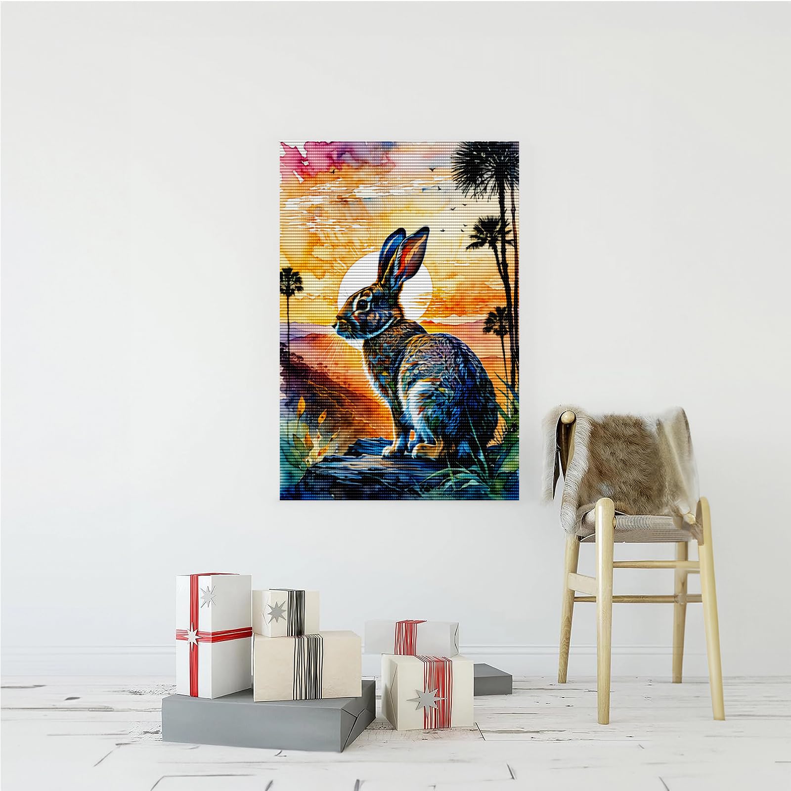 HMDIIMGE Golden Snake 5D Diamond Painting Kit For Adults - 12x16 Inch Full Drill, Animal Art For Home Decor - View #4