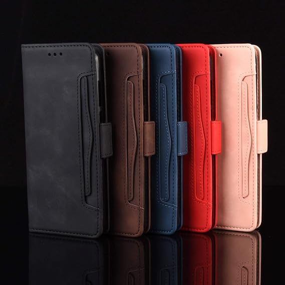 SHIEID Wallet Case for One Plus Ace 6 5G, Flip Multicard Wallet Cover, Cases Wallet PU Leather Phone Suitable for One Plus Ace 6 5G, Black