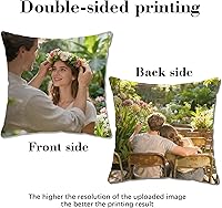 Vista 4 de Almohada personalizada, almohadas personalizadas con imagen, almohadas personalizadas con fotos de mascotas, almohada para niños con nombres, regalo