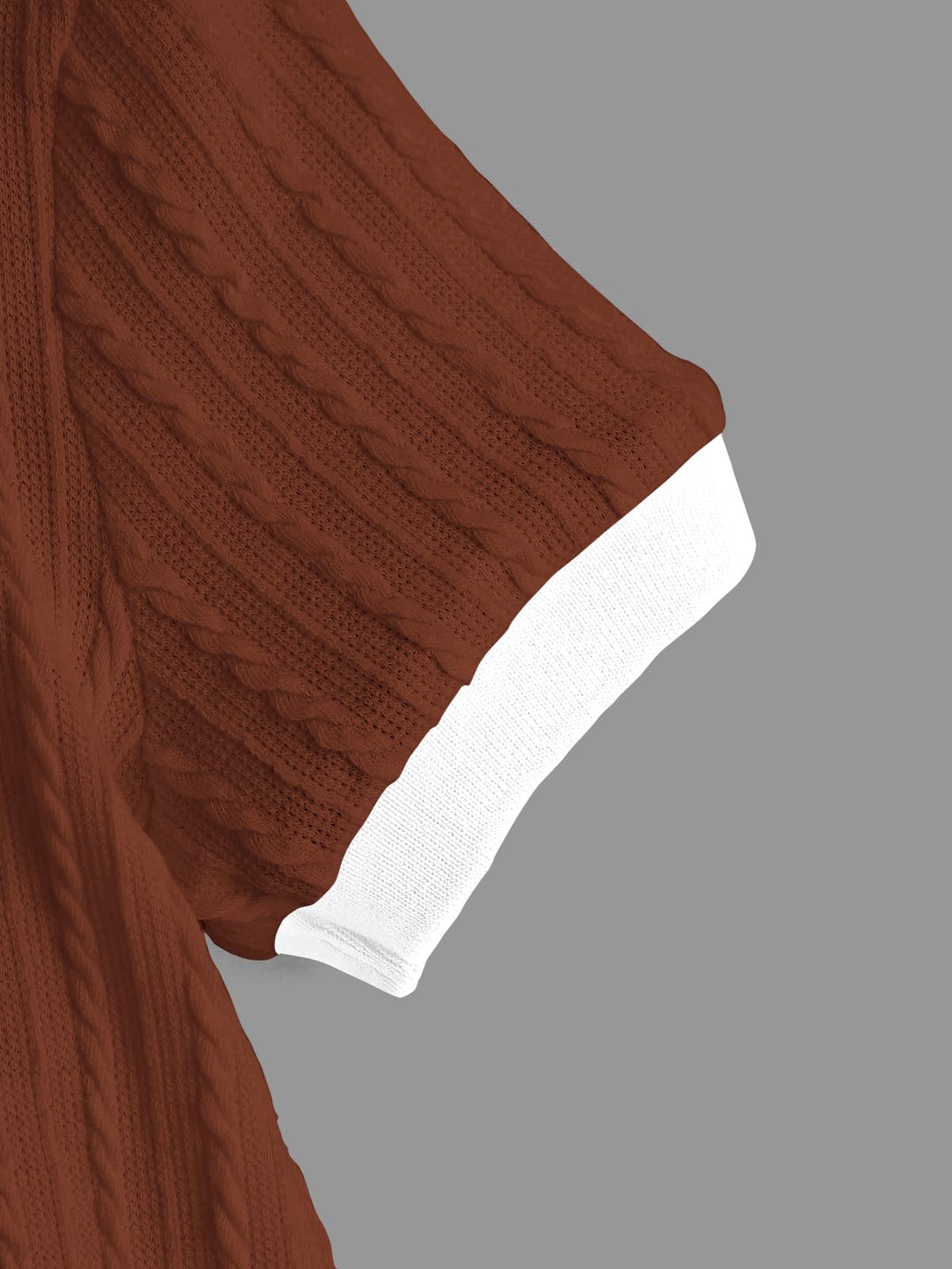 EMBLIKA Cotton Lycra Blend Half Sleeve Polo Neck Regular Fit Boys T-Shirt | Kids T-Shirt |Tshirts for Kids Boys | Cotton Tshirt Brown 3