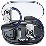 AI Translation Earbuds,Open Ear Buds Language Translator Earphones Real Time with APP, Translating Headphone Bluetooth Earbud with Charging Case,Audifonos Traductores Inglés Español,Black