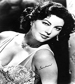 Posterazzi DAP11745 Ava Gardner - Signed Photo Print, 8 x 10, Multi