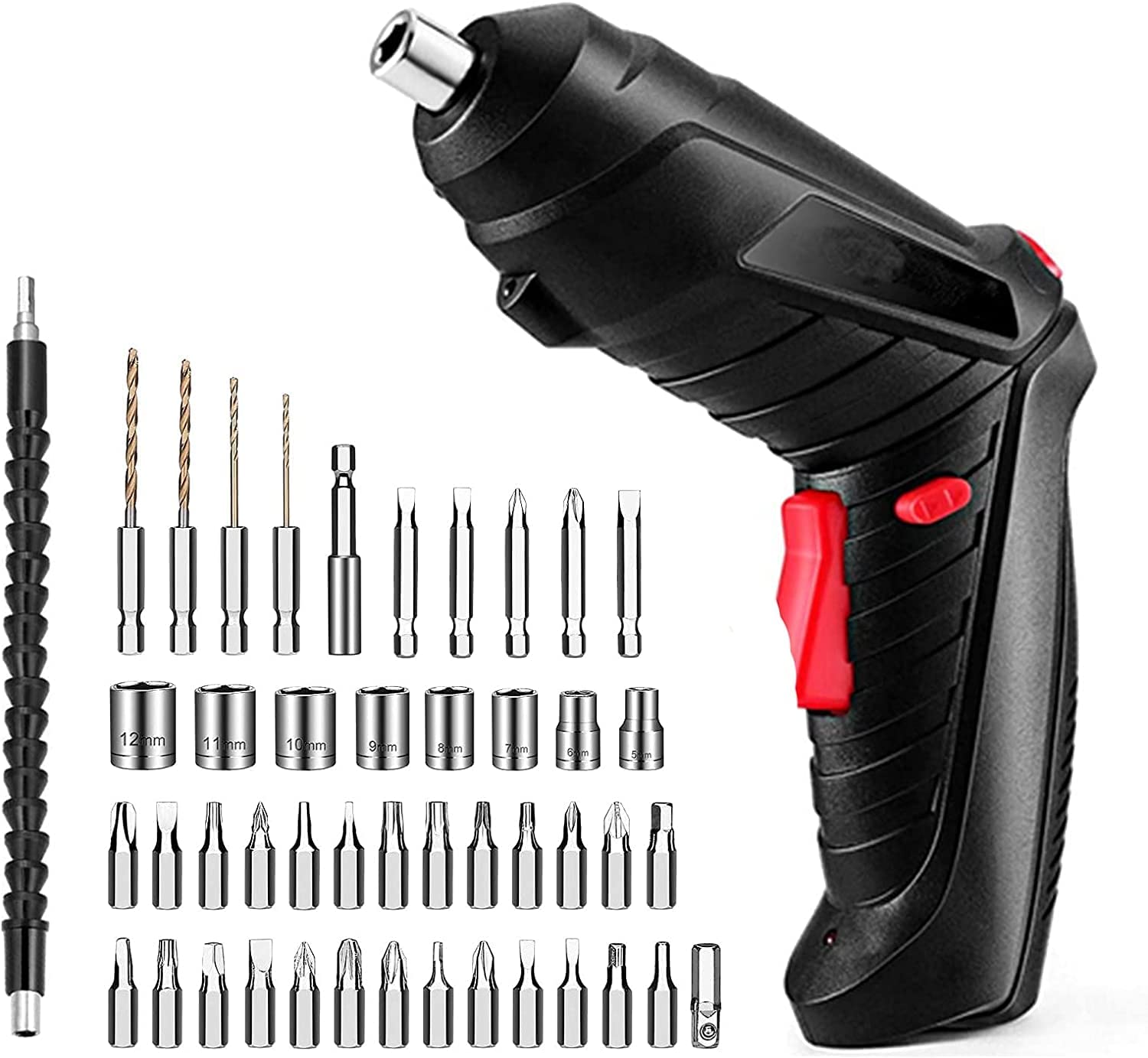 See full amazon price history chart for Shelzi Cordless Screwdriver, 3.6V 1.3Ah Li-ion Rechargeable Electric Screwdriver, Includes 47 in 1 Bits Set, 3.5Nm Power Screwdriver Perfect for Furniture Assembly, DIY Project Shelzi Cordless Screwdriver, 3.6V 1.3Ah Li-ion Rechargeable Electric Screwdriver, Includes 47 in 1 Bits Set, 3.5Nm Power Screwdriver Perfect for Furniture Assembly, DIY Project (B0BLW36MKW) Amazon Price History, Amazon Price Tracker