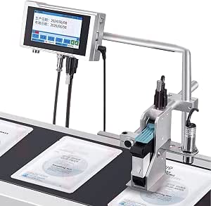 Industrial Inkjet Printer with Touch Screen for Date Coding and Barcode Printing