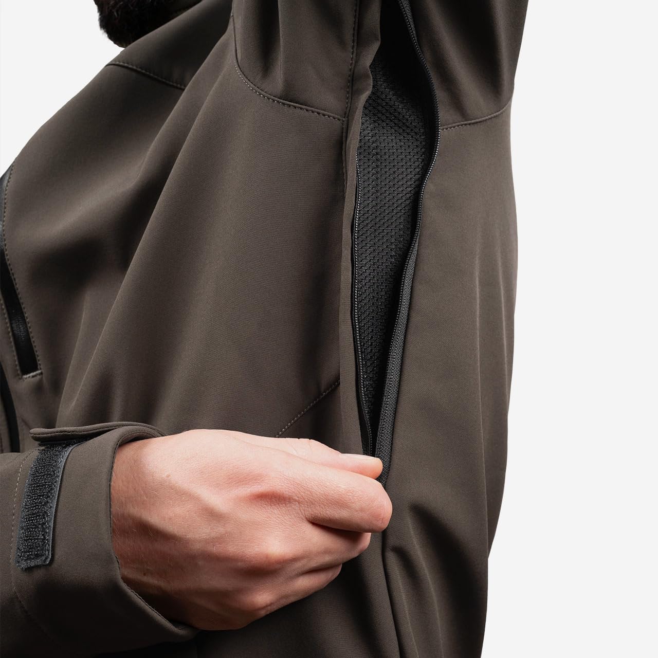 Alpinus Kurtka męska softshell Roignais brąz MK35058