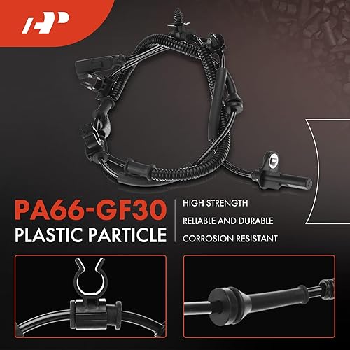 Miniatura 4 de A-Premium Sensor de velocidad de rueda ABS trasero izquierdo compatible con Ford F150 2011 2012 2013 2014 Expedition 2013 - lado del conductor