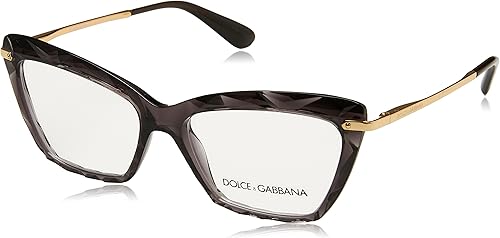 Dolce & Gabbana Dolce & Gabanna Gafas de gato transparentes para mujer gris, Gris