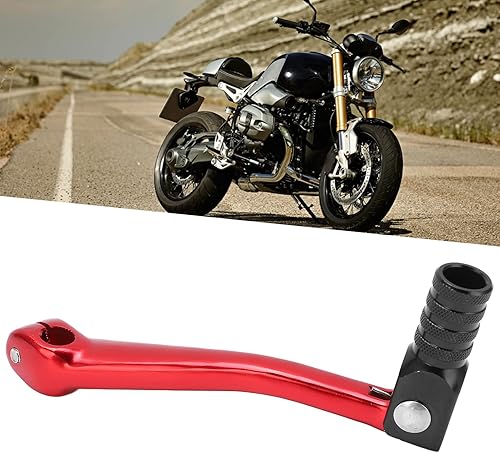 Miniatura 5 de Qiilu Kick Starter - Palanca de arranque para motocicleta, pedal de arranque para motocross, sensible, CNC, aluminio, universal, accesorio para moto