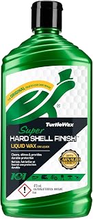 Turtle Wax 50133 Super Hard Shell Liquid Wax, Carnauba Wax Can Be Used on Multiple Surfaces to Clean, Shine, and Provide Long Lasting Durable Protection for Your Car, Boat, and More, 16 oz