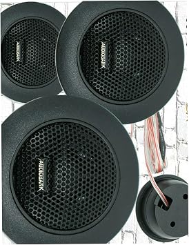 2X Audiobank AB-TW210 400 Watts Peak Power Handling 4 Ohm Impedance Neodimium Car Audio Tweeter Mylar Diaphragm استجابة التردد 2500 هرتز إلى 20000 هرتز -2nd Gen