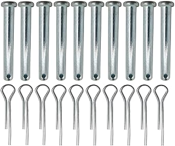 Shear Pins Fits IKSI for Simplicity/Snapper 703063 10PK | 703063/1668344/1686806yp, Hardened Steel, Mower Tractor, Rustproof, Easy Install