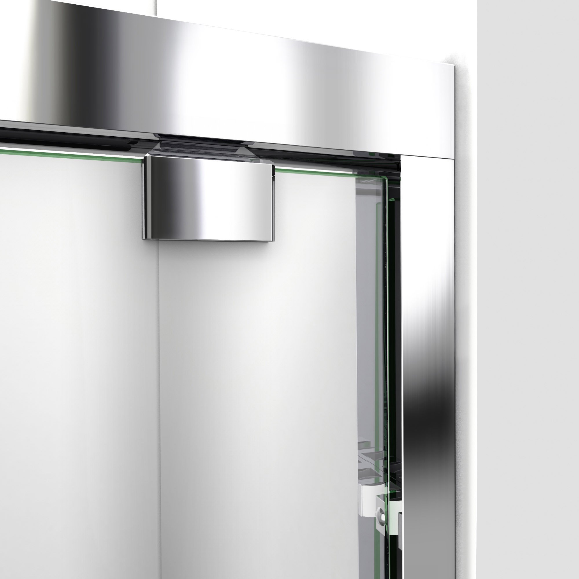 DreamLine Encore 56-60 in. W x 76 in. H Semi-Frameless Bypass