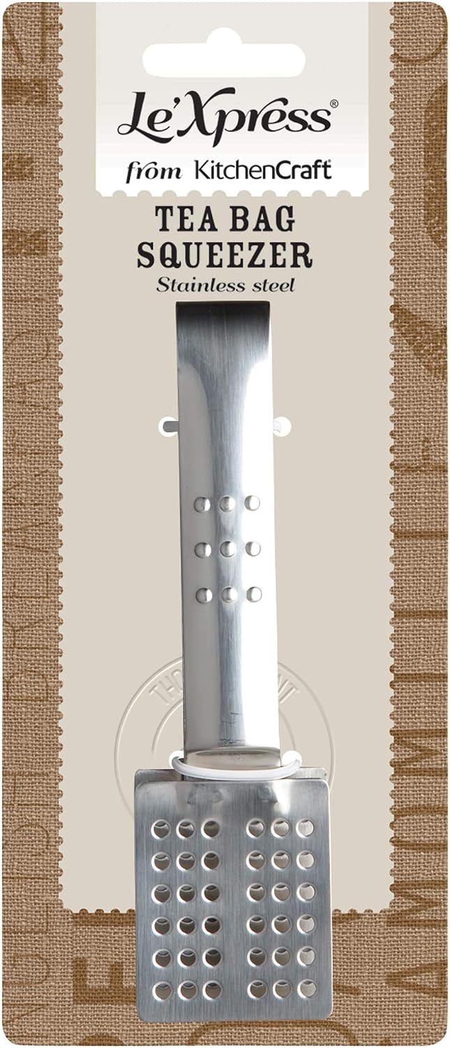 Square Stainless Steel Tea Bag Squeezer