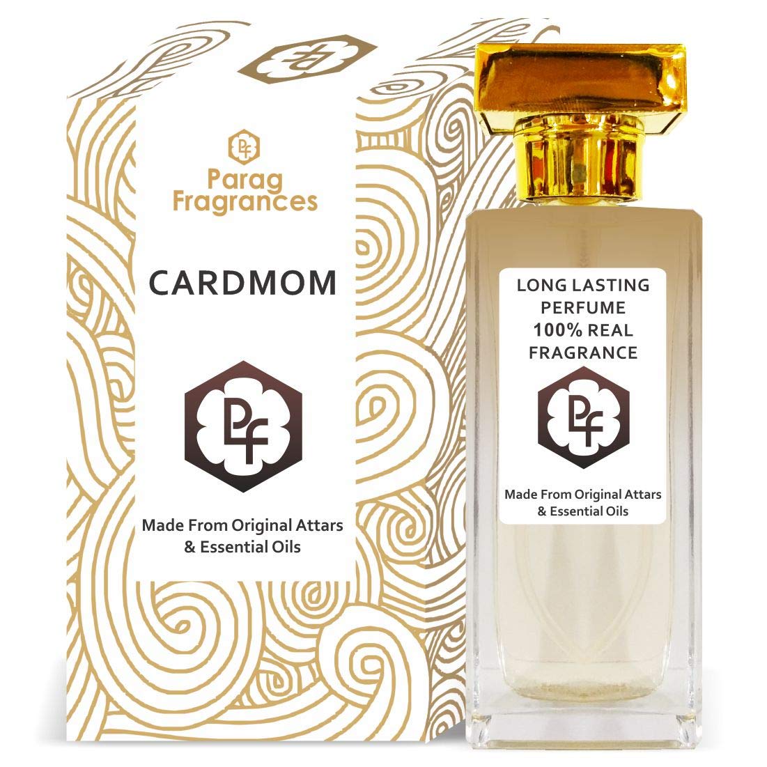 Cardmom Eau De Perfume 60ml (Unisex) Long Lasting Perfume With Imported Crystal Glass Bottle