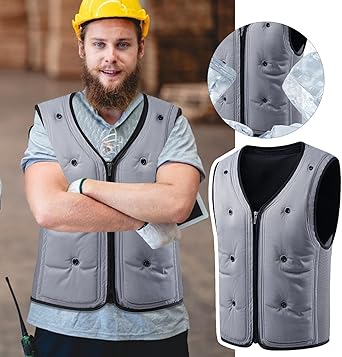 Gilet Rafraîchissant Avec Ventilateur Intégré - Softshell Respirant, Pour Hommes Et Femmes, été/travail