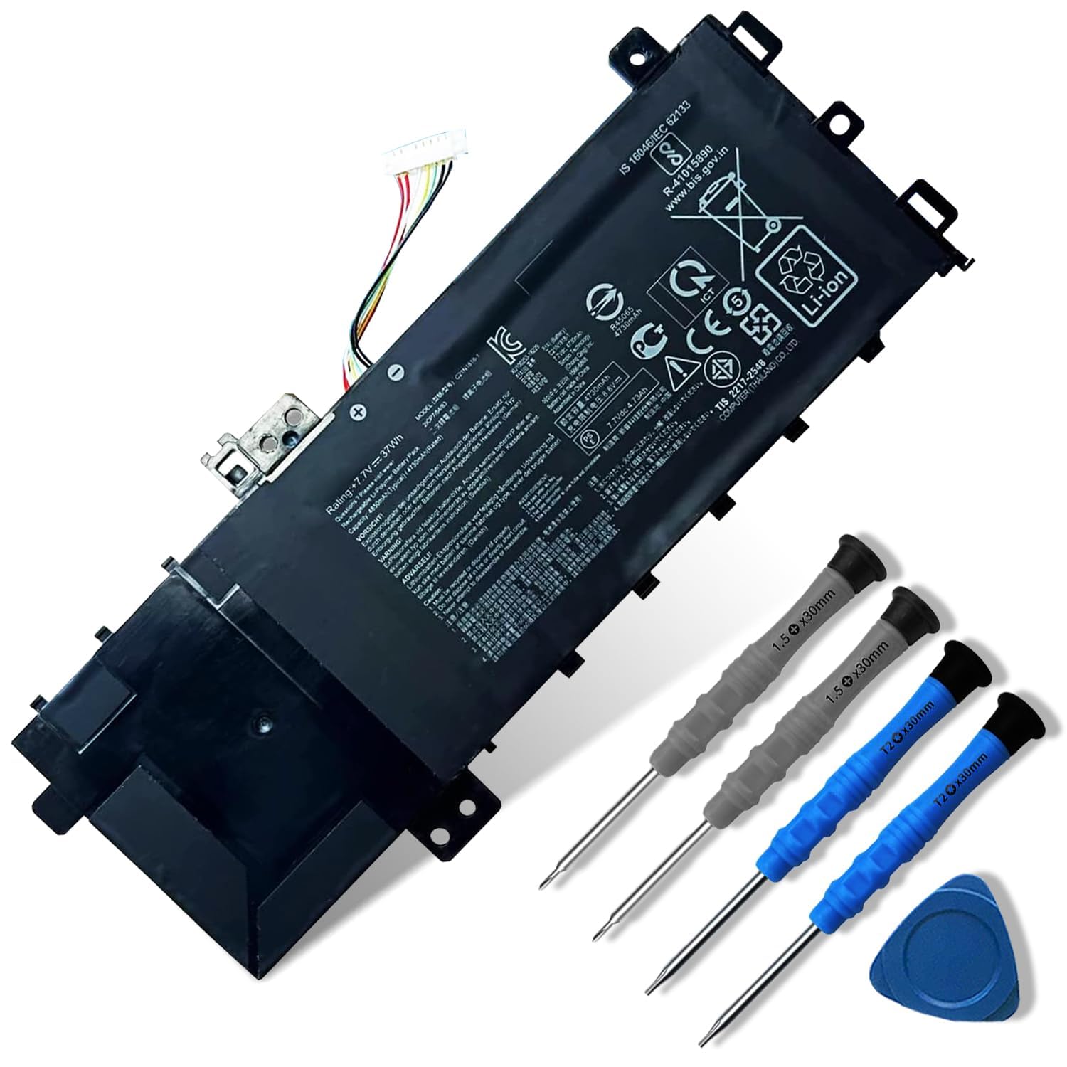 Amazon.com: Dentsing C21N1818-1 7.7V 37Wh/4850mAh Laptop Battery